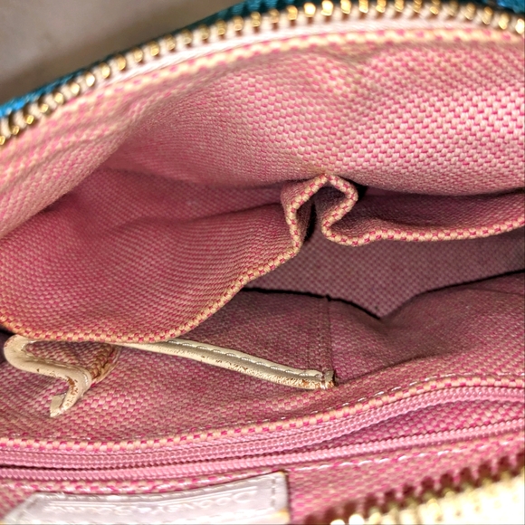 Dooney & Bourke Signature Monogram Mini Bucket Bag - Picture 8 of 13